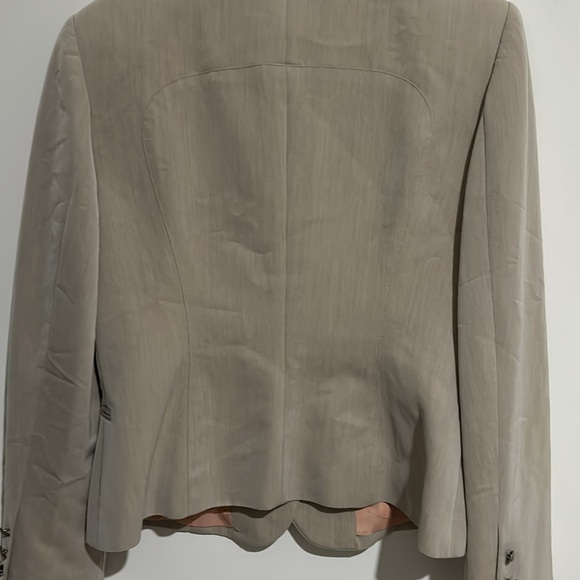 Zion New York blazer  light brown /gray color size 10 peach inside. NWOT - Picture 5 of 8